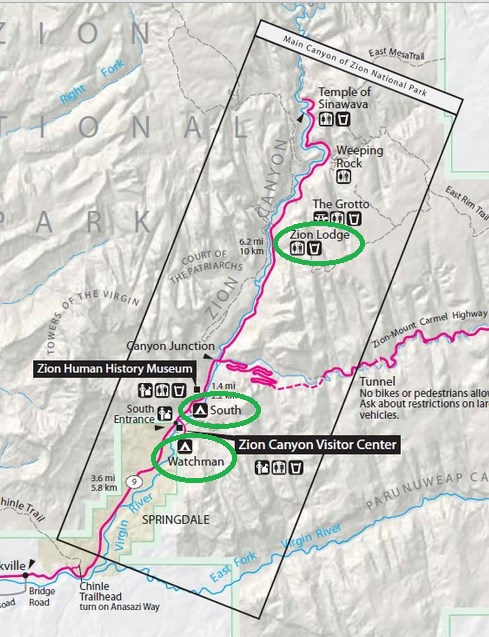Жилье в пределах Zion Canyon, национальный парк Зайон Жилье в пределах Zion Canyon, национальный парк Зайон
