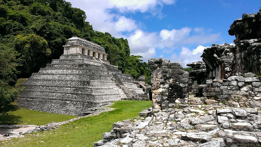 Паленке, мексиканская пирамида Паленке, мексиканская пирамида