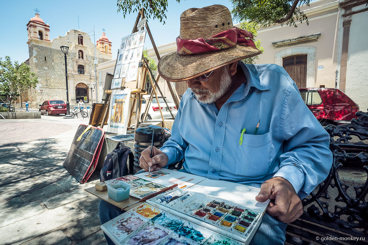 Художник в Оахаке Художник в Оахаке